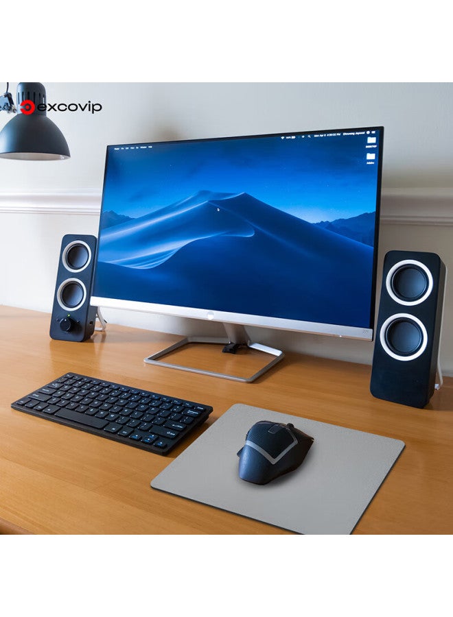 Exco Green And Gray Double-sided Leather Mouse Pad, Large Size, Waterproof Leather Gaming Hard Desk Pad For Laptop And Office Use, 0147 - Image 5