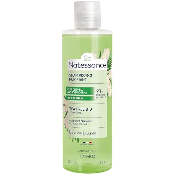 Natessance NATUREL PURIFYING SHAMPOO FLACON CAPSULE, 250 ML - Image 1