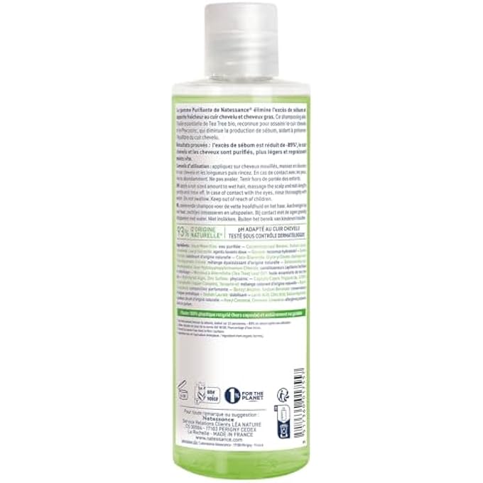 Natessance NATUREL PURIFYING SHAMPOO FLACON CAPSULE, 250 ML - Image 2