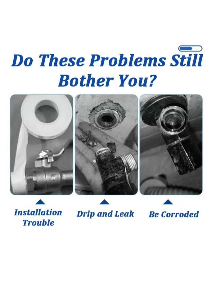 Flexible Silicone O-Rings Seals Leak Proof Teflon Replacement O-Rings for Faucets and Threaded Connectors, Heavy Duty Seals and Silicone Gaskets for Various Plumbing Fittings