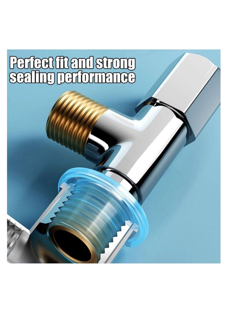 Flexible Silicone O-Rings Seals Leak Proof Teflon Replacement O-Rings for Faucets and Threaded Connectors, Heavy Duty Seals and Silicone Gaskets for Various Plumbing Fittings