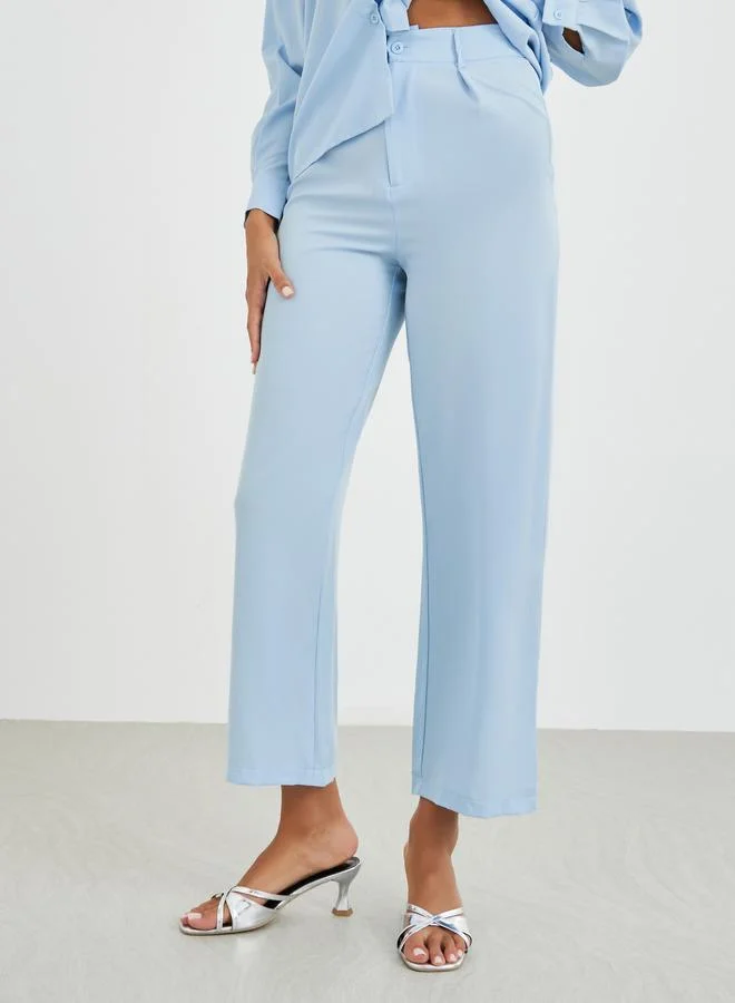 Take Two Take Two Embellished Pocket Buttoned Shirt and Pants Co-Ordsd