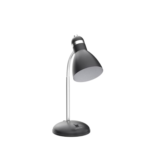 LEPOWER Metal Desk Lamp, Adjustable Goose Neck Table Lamp, Eye-Caring Study Desk Lamps for Bedroom, Study Room and Office (Black) - Image 4