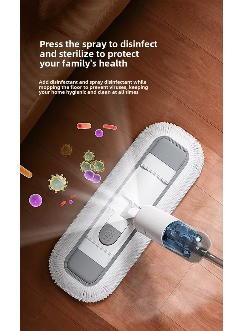 dreamons link Microfiber Spray Mop for Floor Cleaning with 360° Swivel Head, Refillable Water Tank, and 2 Extra Washable Mop Pads – Suitable for Tile, Wood, and Laminate Floors. - Image 4