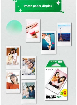 ورق تصوير فوري إنستاكس ميني – عدد 20 قطعة، مناسب لكاميرات وطابعات Fujifilm Instax Mini - view 5