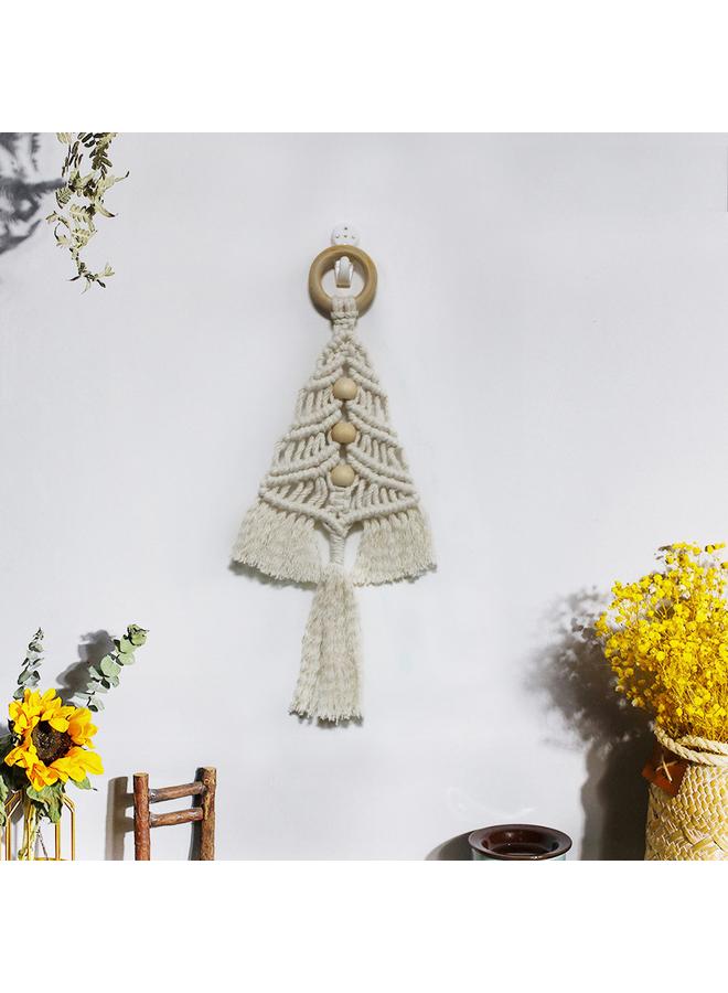 Bluejw New Creative Christmas Tree Tapestry Hand Woven DIY Material Bag Decoration Pendant Christmas Decoration  - Image 4