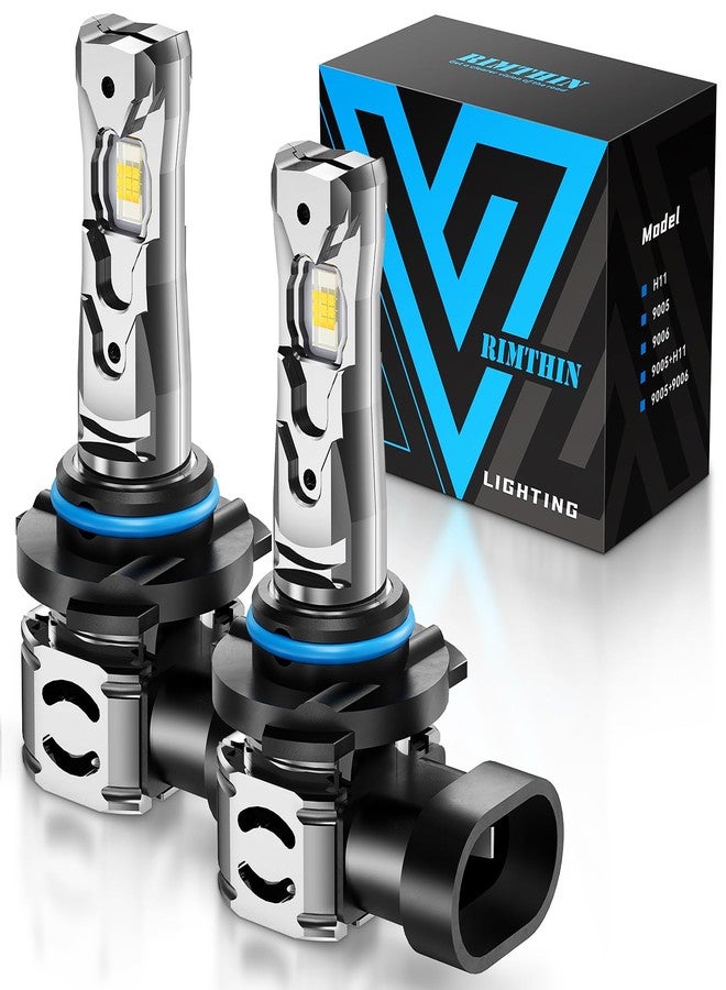 rimthin 9005 Bulbs, 9005 Fog Lights Bulb, Super Bright with Cooling Fan, Plug and Play, Pack of 2 - Image 1