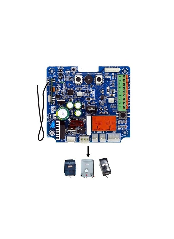 HERCULIFT - Herculift Garage Roller Door motor control Board / Panel you can use it all Type of Control box it's Support up to 20 Remote - Image 1