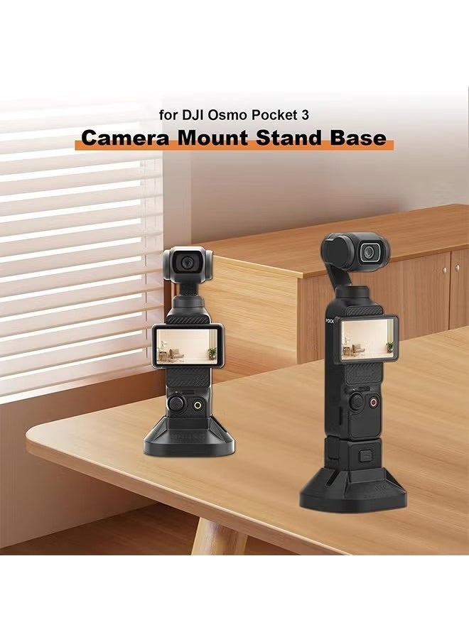 Generic Camera Mount Stand Base Support Base for DJI OSMO Pocket 3 Desktop Stable Bracket Handheld Gimbal Camera Support Adapter Desktop Stand Holder Accessories  - Image 2