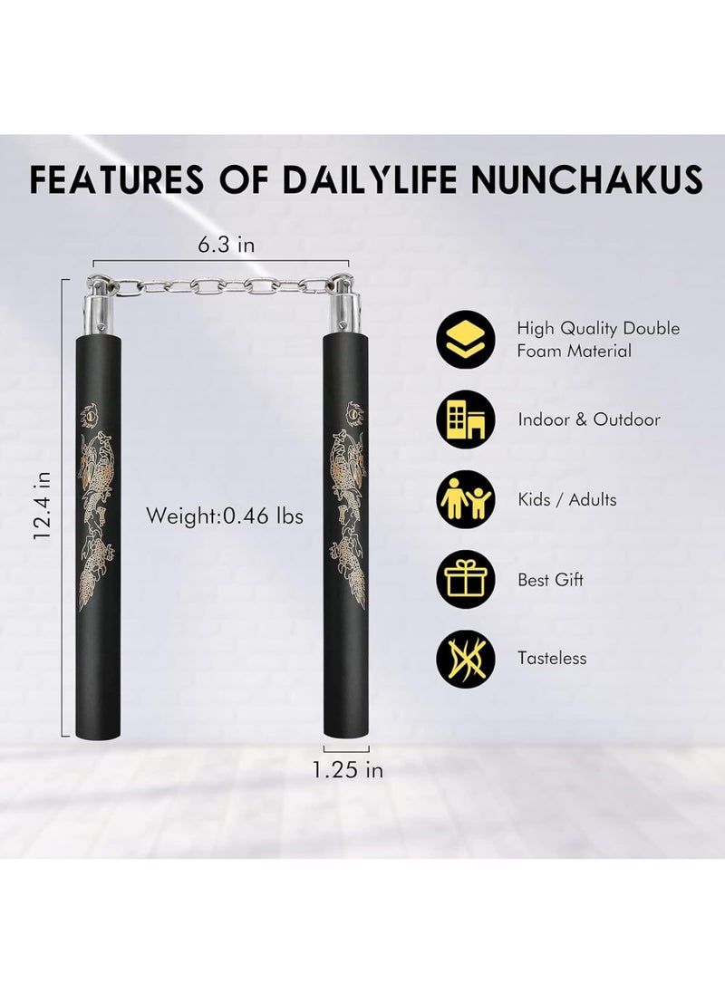 Nunchucks - Safe Foam Rubber Training Nunchakus/ Nunchakus with Steel Chain