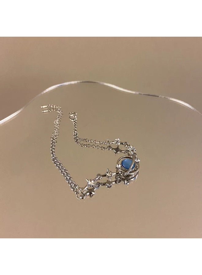 Goolsky سوار سحر الكواكب – تصميم مستوحى من المجرة بأسلوب بسيط، مجوهرات فاخرة فريدة للنساء عشاق الفضاء - Image 3