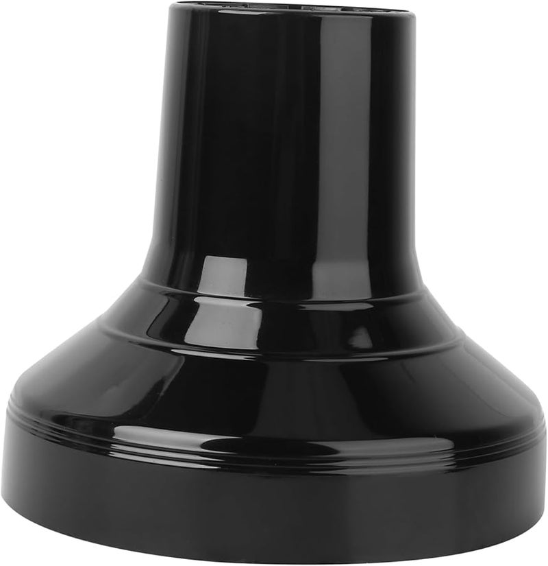 Hair Dryer Diffuser For Curly Hair Even Wind Distribution Durable Black - Image 1