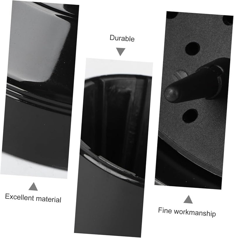 Hair Dryer Diffuser For Curly Hair Even Wind Distribution Durable Black - Image 3