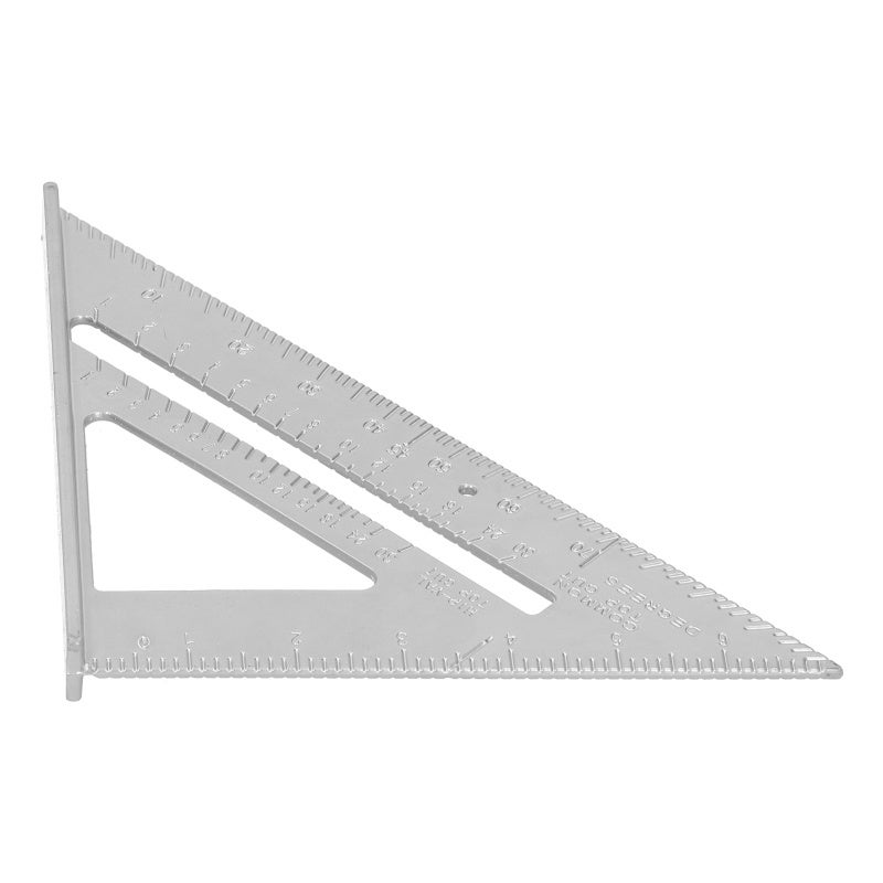 Right Angle Triangle Ruler: 3mm Thickened Aluminum Alloy - Clear Scale For Precise Measurement, Durable Design For Woodworking, Professional Drawing, Decoration Design, Linear Cutting - Image 1