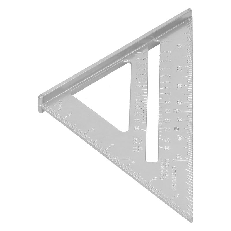 Right Angle Triangle Ruler: 3mm Thickened Aluminum Alloy - Clear Scale For Precise Measurement, Durable Design For Woodworking, Professional Drawing, Decoration Design, Linear Cutting - Image 5