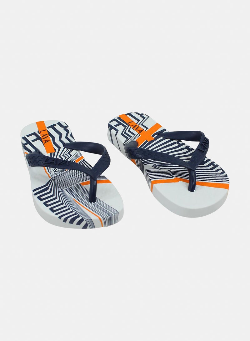 Exit Girls Rubber Slippers – Navy - Image 1