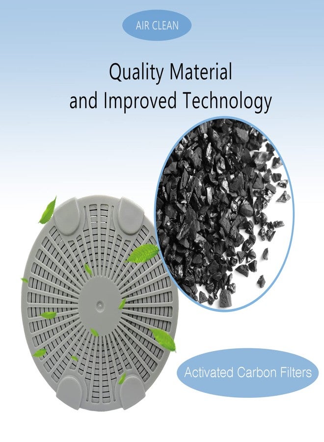 Mixzeny A200 Humidifier Filter with Activated Carbon Compatible with BONECO & AIR-O-Swiss Ultrasonic Humidifier, 4 Pack Gray - Image 2