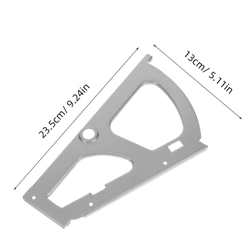 Gray Replacement Cabinet Hinges Flip Frame Hinges for Narrow Shoe Rack Sturdy Space Saving - Image 3
