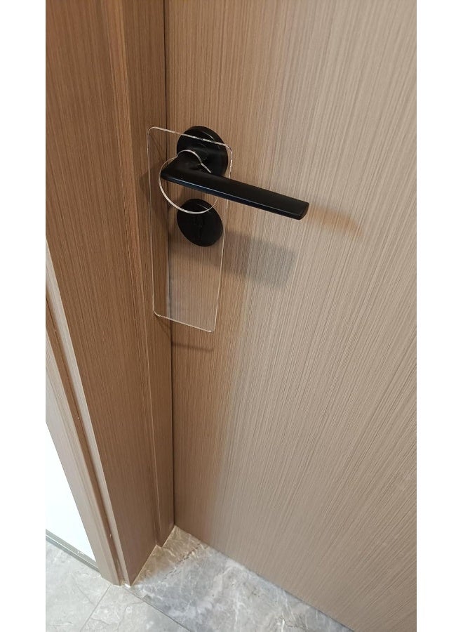 TPGP 5pcs of Unfinished Acrylic Door Knob Hangers, DIY Blank Door Knob Signs for Painting, DIY Craft, Home, Office Hotel Decoration, Business Use, Arts and Crafts - Image 5