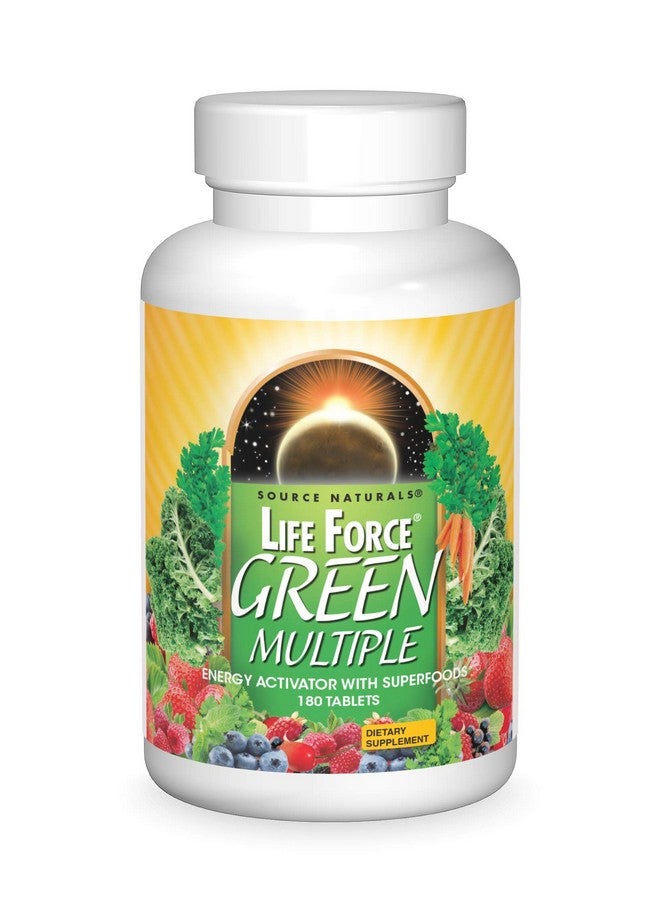 Source Naturals Life Force Green Multiple 180 Tablets - Image 2