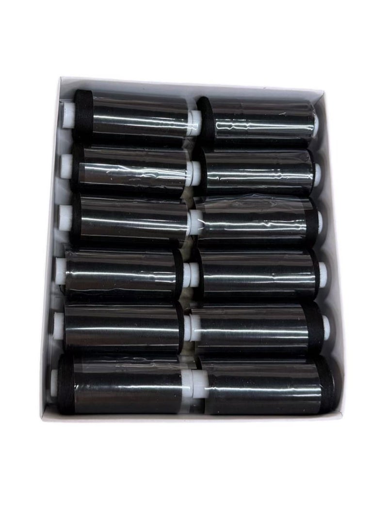 Abrar 12-Piece High Quality Polyester Sewing Thread Set Perfect For All Fabrics By Hand Or Sewing Machine - Image 3