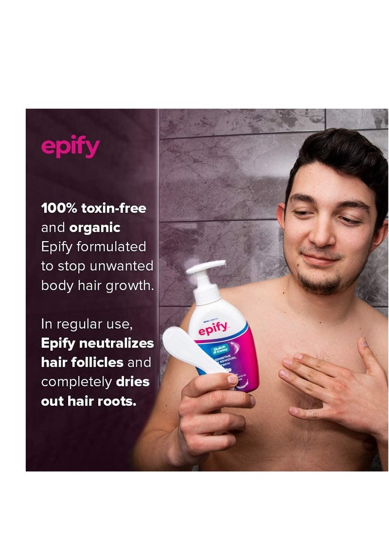 Epify - Epify Intimate Hair Removal Cream for Men and Women - Pubic, Bikini Line, Sensitive Areas - 8.45 Fl Oz - Image 1