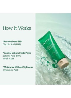 Blithe BLITHE AHA BHA Cleanser - Deep Pore Cleanser and Pore Minimizer, Exfoliant for Face, For Clogged Pores, 5.07 Fl Oz  - Image 5
