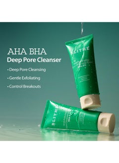 Blithe BLITHE AHA BHA Cleanser - Deep Pore Cleanser and Pore Minimizer, Exfoliant for Face, For Clogged Pores, 5.07 Fl Oz  - Image 2