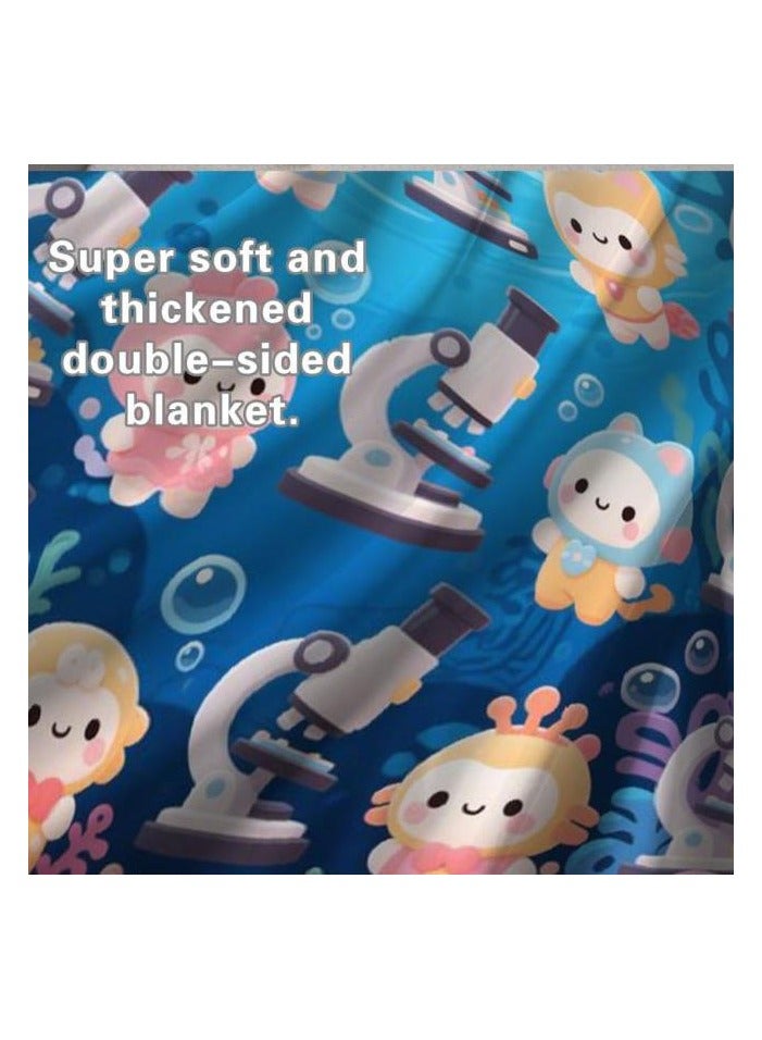 general Flannel thin blanket (warm and comfortable, suitable for sleep, gaming, dust removal and sandproof) 150cm*200cm - 1185 - Image 5