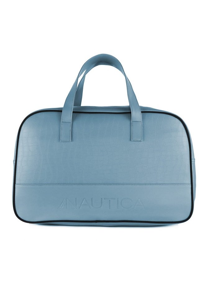 NAUTICA Nautica Duffle Bag for Travel | Stylish Leatherette Luggage | Compact and Comfortable for Travelling | Suitable for Men's and Women's One Size Blue 15cms  - Image 1