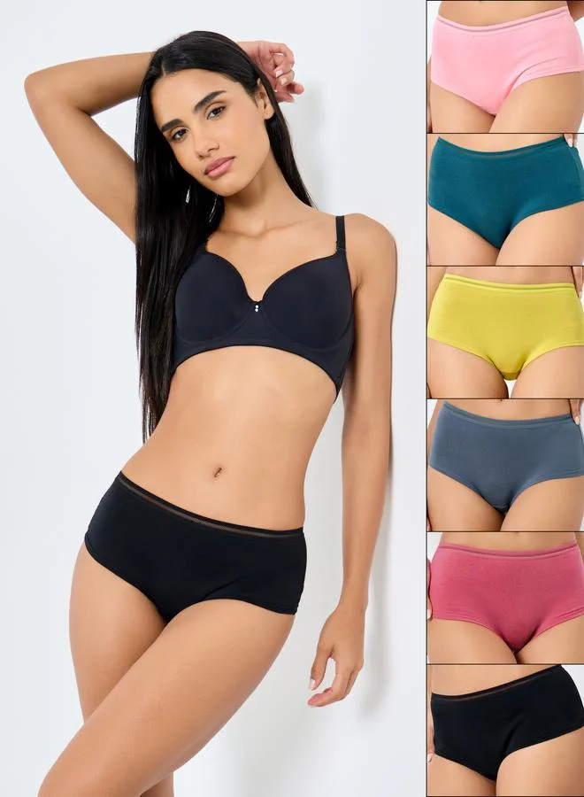 Styli Styli Set of 6 - Comfortable Cotton Boyshort