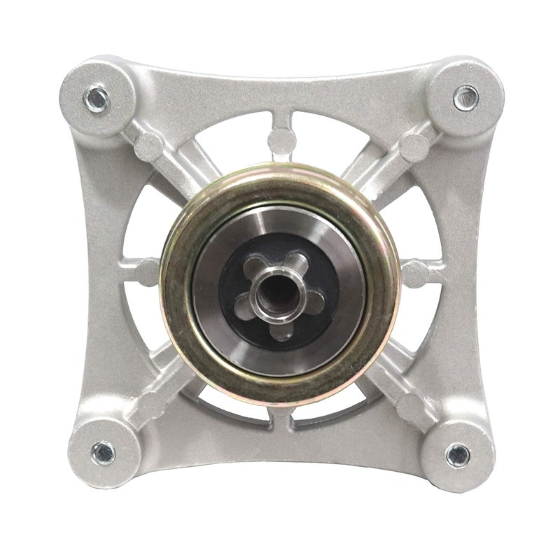 QP 2 Pieces 187292 46 48 54inch Deck Blade Spindle Assembly Bracket Replace 187292 587819701 21546238 532187281 532192870 539112057 587125401 with Bolt Zerk Fitting Holes Tapped for Easier Installblade - Image 5