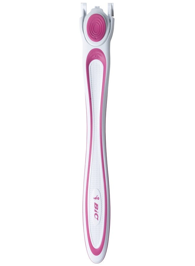 BIC Click 5 Soleil Women's Razor Refills with 5 Flexible Blades and Recyclable Box, Pink, 8 Count - Image 5