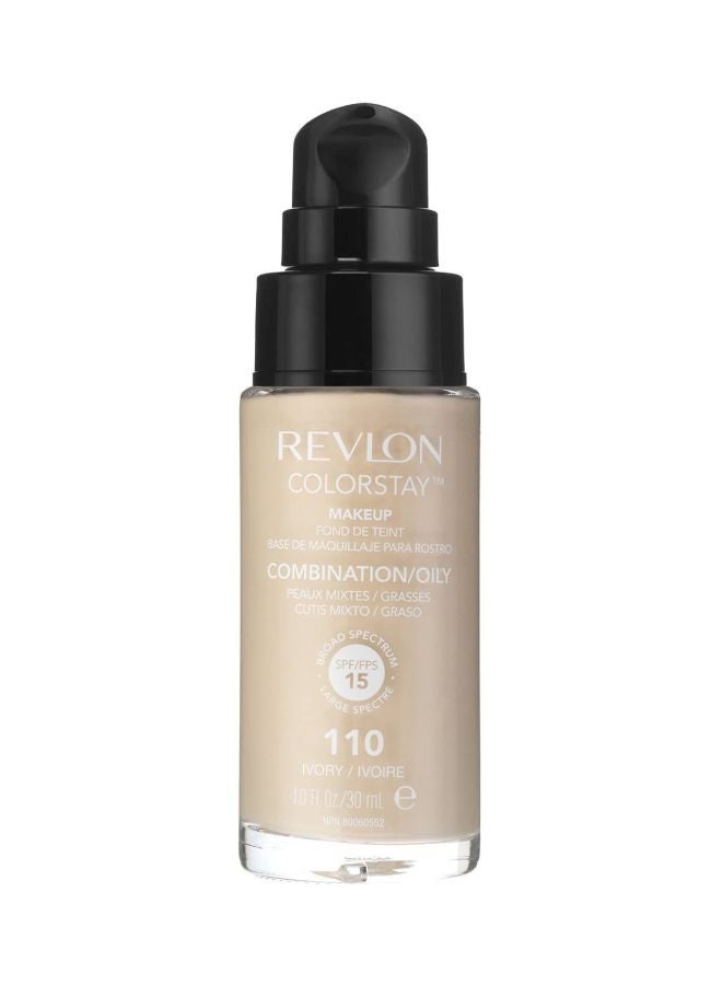Revlon ColorStay Makeup Foundation SPF15 110 Ivory - Image 1