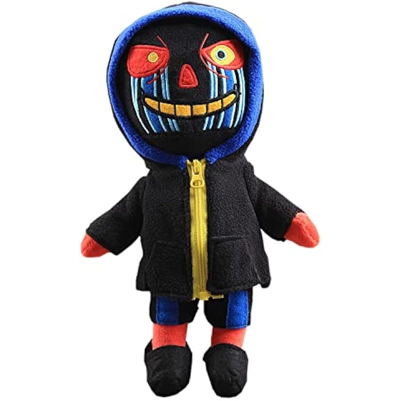 Error Sans Plush Toy 11'' Black Skull Doll Figure - Image 1