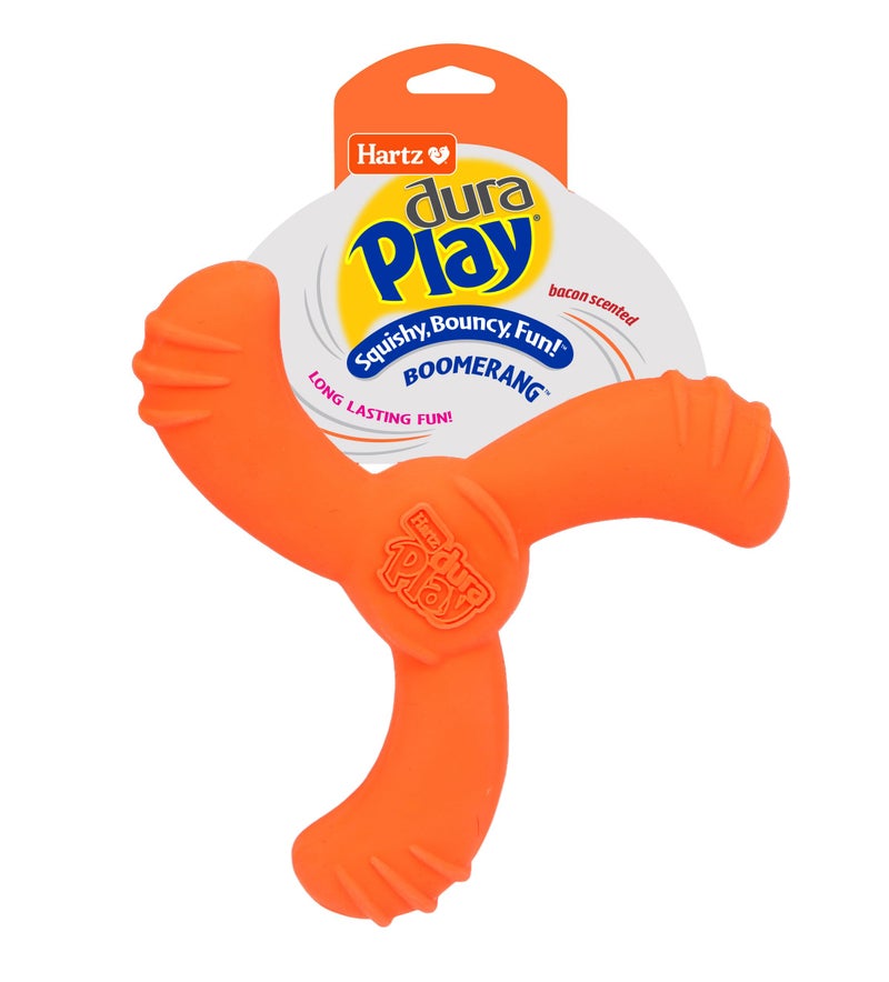 Hartz DuraPlay Bacon Scented Dog Toys MediumLarge Colors may vary All Breed Sizes - Image 2