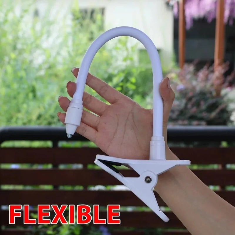 25cm/41cm Flexible Monitor Clip Stand with Universal 1/4 Inch Screw for Webcam and Baby Monitor Camera, No-Punch Clamp Mount Holder - Image 5
