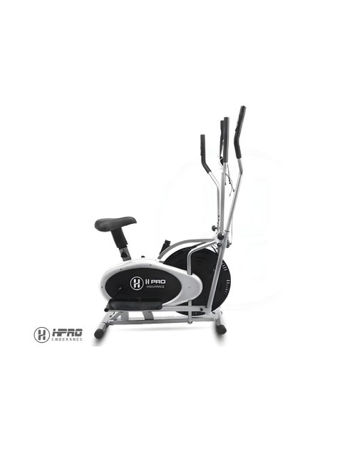 Pro Elliptical Trainer And Exercise Bike With Seat And Easy Computer | Orbitrac Cardio Cross Trainer| Home Office Fitness Workout Machine