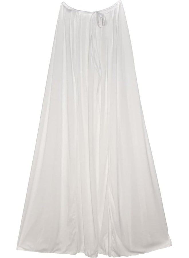 Amscan عباءة أمتسكان، إكسسوار حفلة، أبيض - Image 2