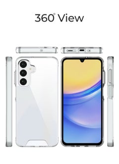 glassology Samsung Galaxy A16 Clear Case + Screen Protector Bundle 360° Protection, Shatterproof, Anti-Yellowing, Premium Tempered Glass, High Clarity  - Image 2