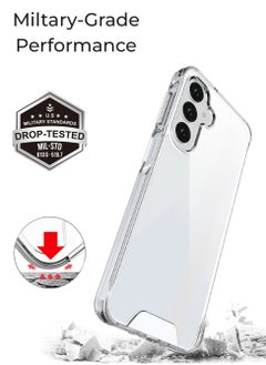 glassology Samsung Galaxy A16 Clear Case + Screen Protector Bundle 360° Protection, Shatterproof, Anti-Yellowing, Premium Tempered Glass, High Clarity  - Image 3
