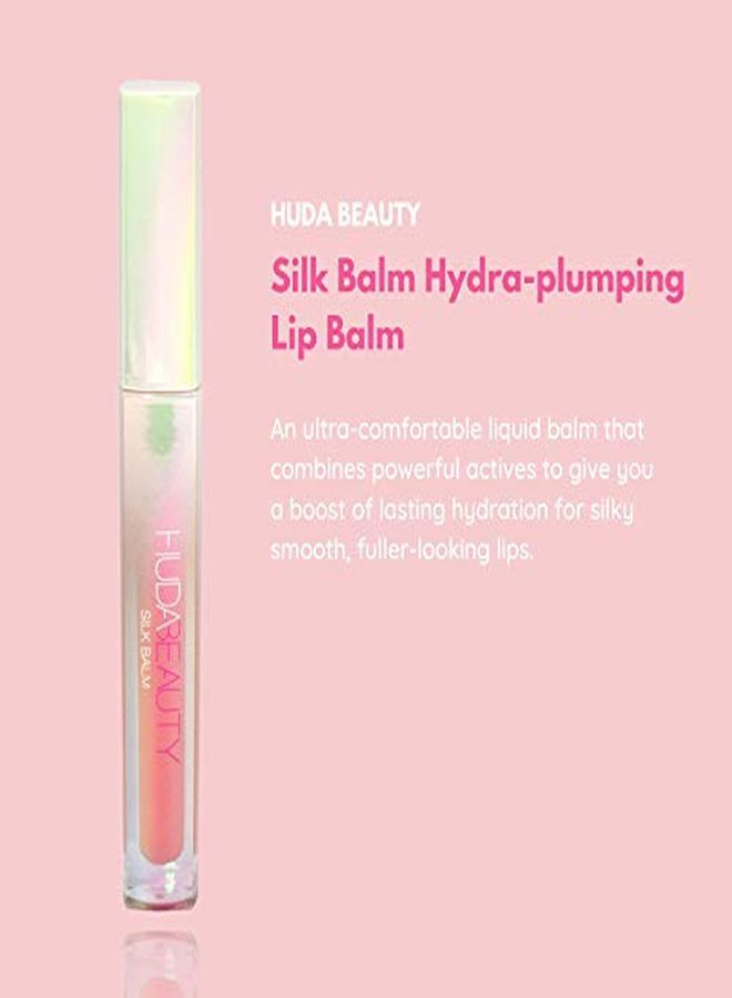 HUDA BEAUTY Silk Balm Hydrating And Nourishing Lip Balm Blush Universal Blushed Pink - Image 2