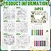 Fuyoooo 72 Pcs Jungle Safari Paper Puzzle Animal Party Favors Gifts Bulk DIY Puzzle Arts and Crafts Kit with Cards Colour Pen for Birthday Holiday Party Favors and Gift Supplies Bulk - Image 4
