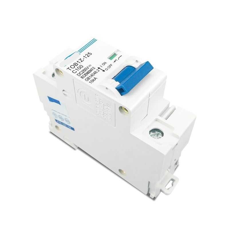 125A 1P DC MCB Circuit Breaker 250V Main Switch Curve Battery 80A 100A - Image 4