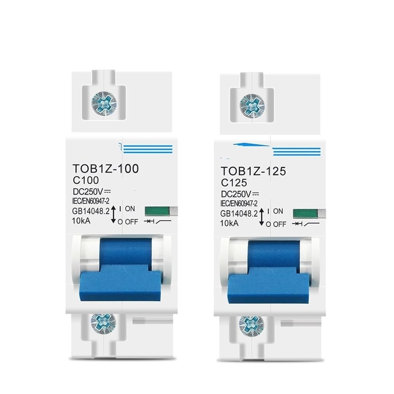 125A 1P DC MCB Circuit Breaker 250V Main Switch Curve Battery 80A 100A - Image 1