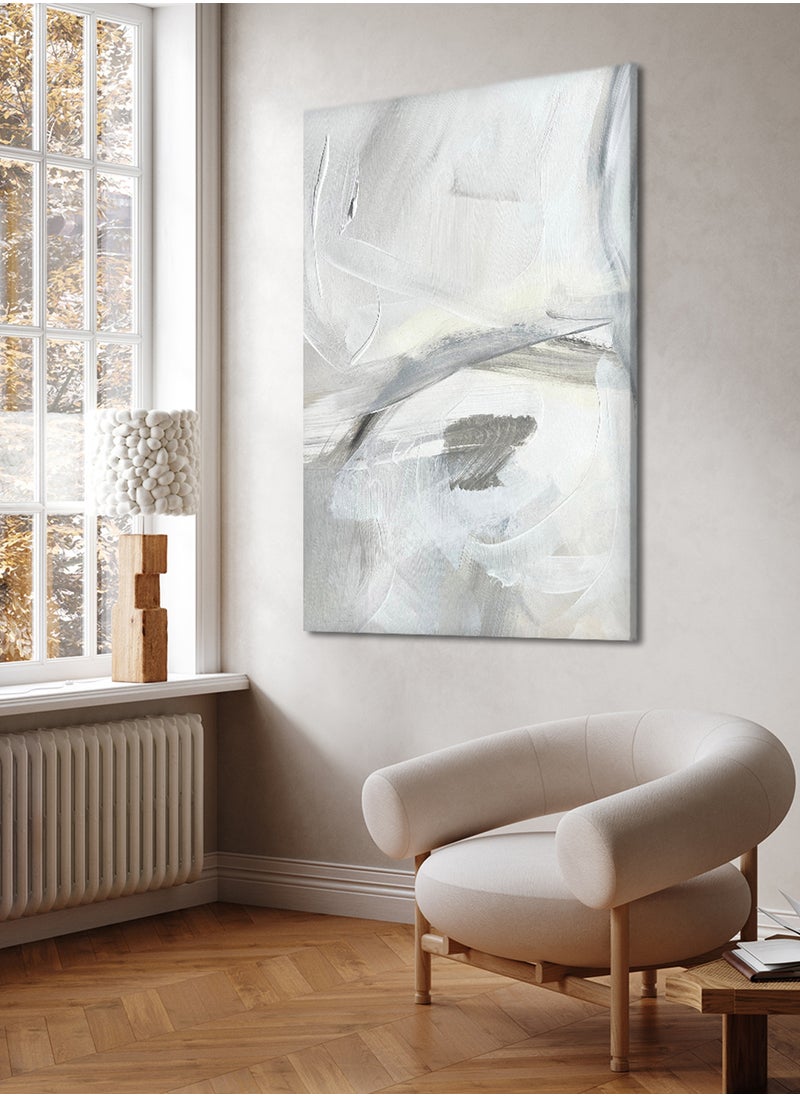 LOWHA - Canvas Wall Art Stretched Over Wooden Frame with Art Pattern  Painting - Image 1