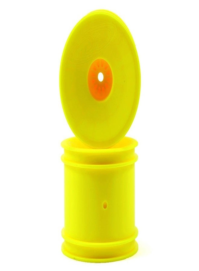DE Racing SS4AY Speedline ST Wheels-Assoc T5M Yellow/4pcs