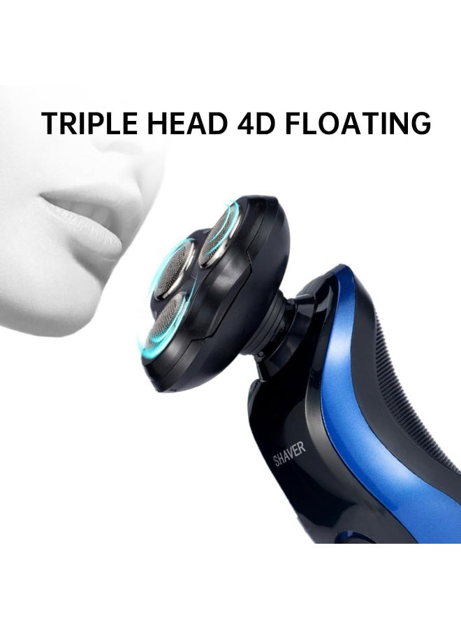 ECVV Multi-functional shaver - Waterproof Shaving machine triple blades Beard Trimmer Washable men's grooming kit - Image 2