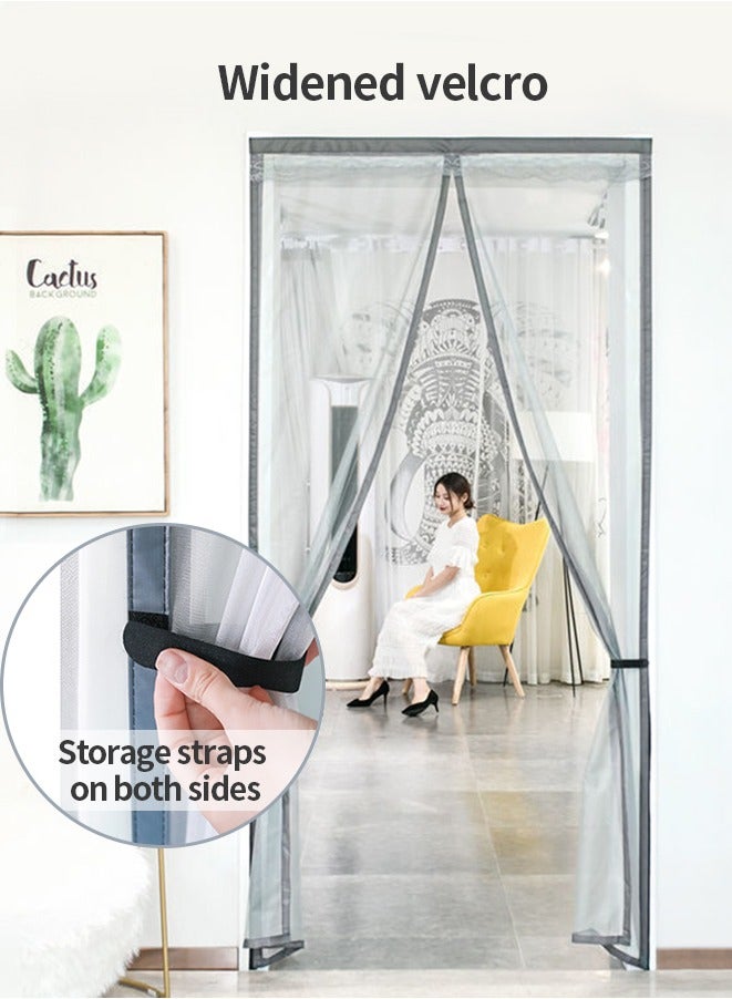 Self-Sealing Magnetic Screen Door Curtain,Keep Mosquitoes and Bugs Out, Enjoy Fresh Air in Your Living Room and Kitchen  - Image 2