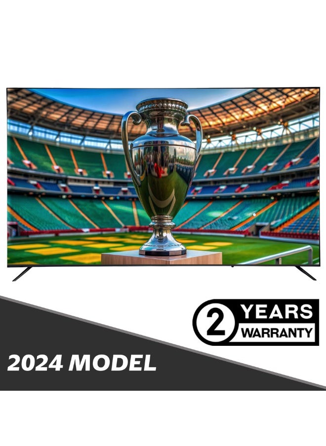 General Gold Smart TV 70" QLED 4K UHD, 2024 NEW Model, WebOS Television, WiFi Bluetooth, Voice Recognition, Frameless Design, Netflix, YouTube, Prime Video